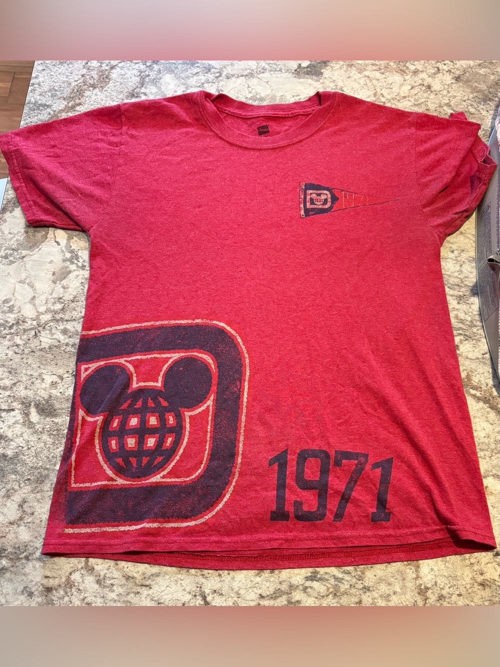 Disney Red Kids Graphic T‑Shirt